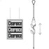 Easy Slide Looped Hanging Cable - Eddie's Hang-Up Display Ltd.