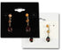 Cartes de boucles d’oreilles | Noir ou blanc