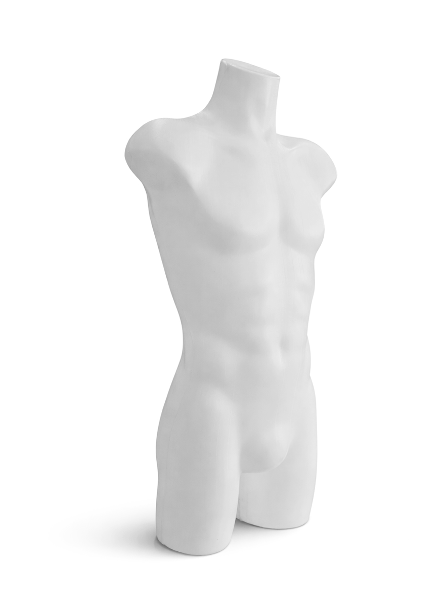 Endurable Male Mannequin Torso Display - Eddie's Hang-Up Display Ltd.
