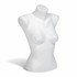 White female mannequin torso on a white background