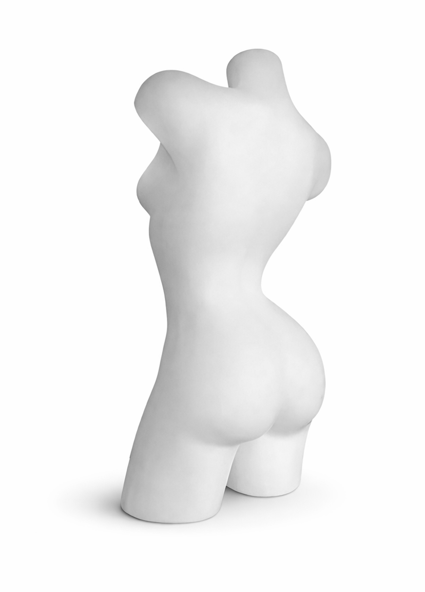 Female Curvy 3/4 Mannequin Display Torso - Eddie's Hang-Up Display Ltd.