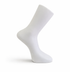 White male sock form on a white background