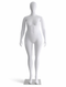 Plus Size Mannequin | Abstract Female | Gloss White - Eddie's Hang-Up Display Ltd.