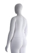 Mannequin grande taille | Femme abstraite | Blanc brillant
