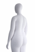 Plus Size Mannequin | Abstract Female | Gloss White - Eddie's Hang-Up Display Ltd.