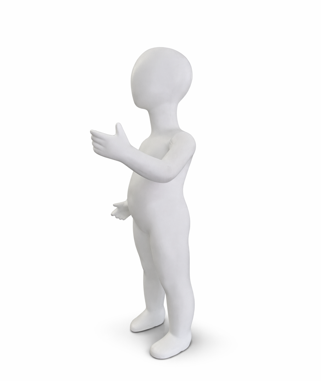 Child Mannequin | 18 - 24 Months - Eddie's Hang-Up Display Ltd.