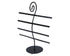 4 Level Scroll Design Metal Earring Stand