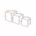 Wood Display Risers | Set of 3 | Square | Small - Eddie's Hang-Up Display Ltd.