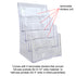Brochure & Pamphlet Holder | Multi-Compartment | 8.5" or 4.25" Wide Material - Eddie's Hang-Up Display Ltd.