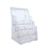 Brochure & Pamphlet Holder | Multi-Compartment | 8.5" or 4.25" Wide Material