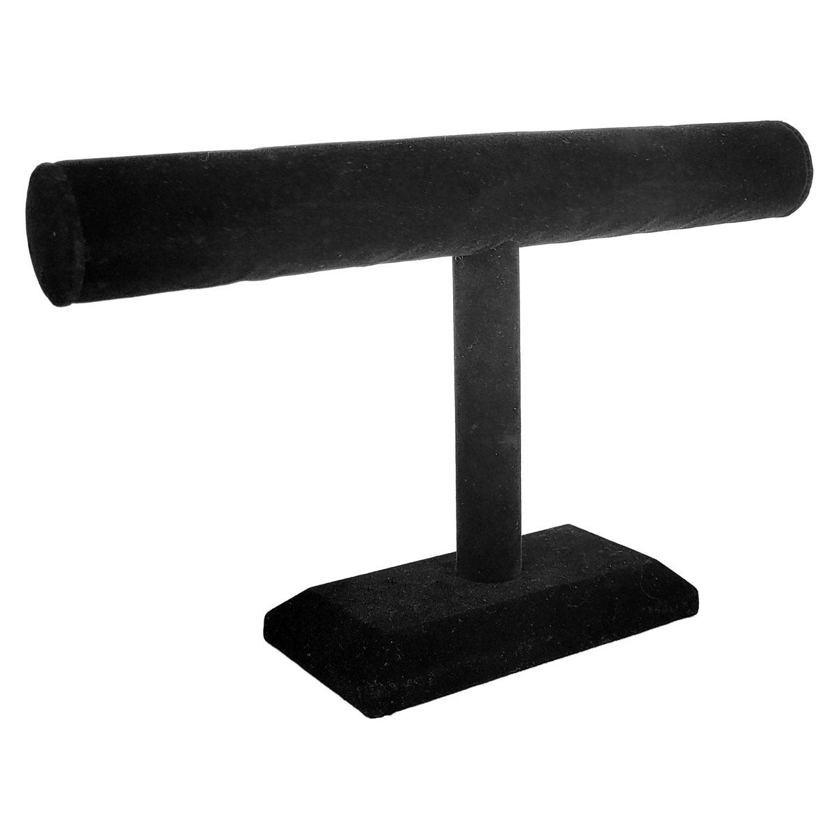 Black Velvet Medium T Bar Stand