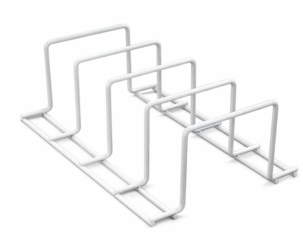 Wire Display Easel With 4 Slots | White