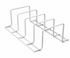 Wire Display Easel With 4 Slots | White