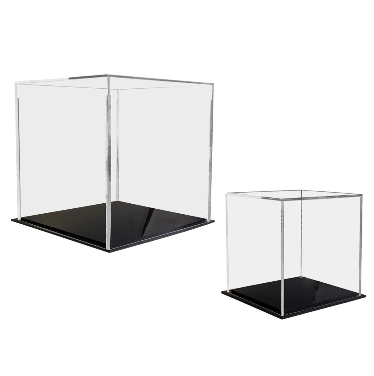 Acrylic Display Box with Black Base – Eddie's Hang-Up Display Ltd.