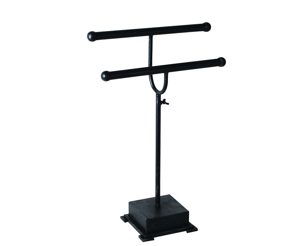 Double T Bar Display - Black Metal – Eddie's Hang-Up Display Ltd.