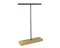Single T Bar With Wooden Base - Eddie's Hang-Up Display Ltd.