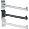 12" slat wall straight arms