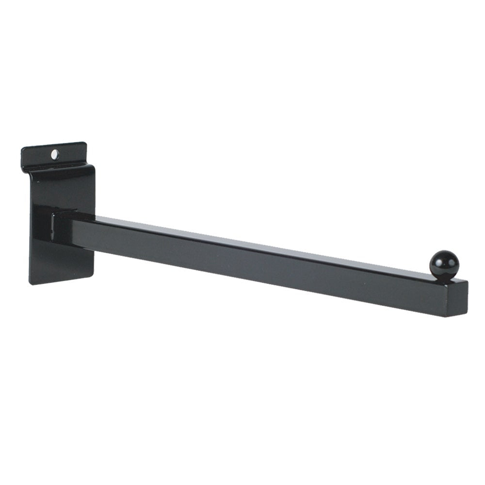 12" Slatwall Straight Arm | Square Tubing - Eddie's Hang-Up Display Ltd.