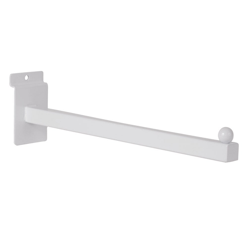 12" Slatwall Straight Arm | Square Tubing - Eddie's Hang-Up Display Ltd.