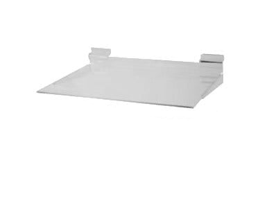 8" x 12" Braced Slatwall Shelf - Eddie's Hang-Up Display Ltd.