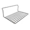 Slatwall Wire Shelf | 12" x 8" - Eddie's Hang-Up Display Ltd.
