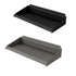 Plateau d'étagère en métal pour Slatwall | Noir ou gris | 24" x 9"