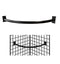 1/4 Radius Grid Hangrail | Black - Eddie's Hang-Up Display Ltd.