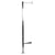 brushed chrome slotted standard outrigger