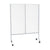 Mobile Barriers for Physical Distancing | White Semi-Gloss - Eddie's Hang-Up Display Ltd.