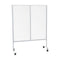 Mobile Barriers for Physical Distancing | White Semi-Gloss - Eddie's Hang-Up Display Ltd.