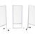 Mobile Barriers for Physical Distancing | White Semi-Gloss - Eddie's Hang-Up Display Ltd.