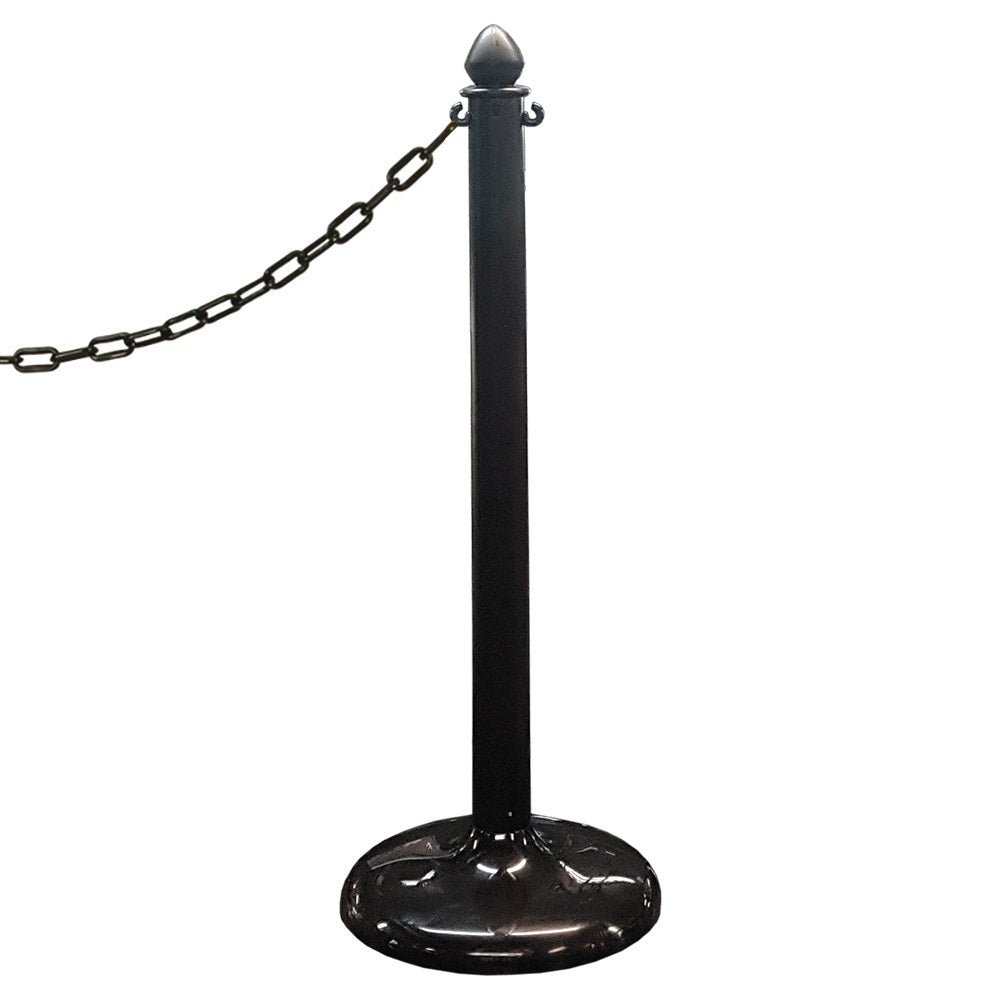 Black Plastic Stanchion