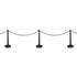 Ensembles de chandeliers et de chaînes | Noir | Longueurs de 8, 12, 24 mètres
