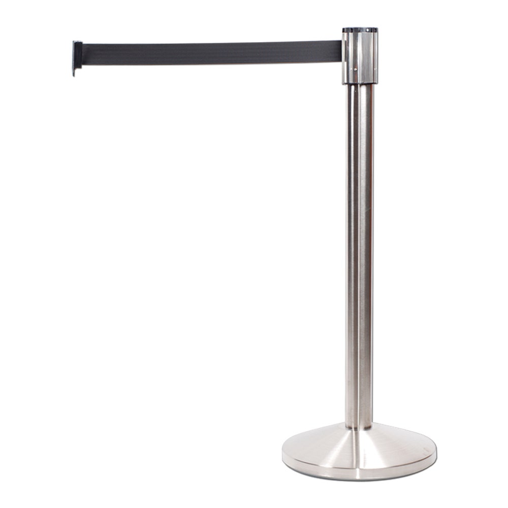 4-way Stanchion - Brushed Stainless Steel