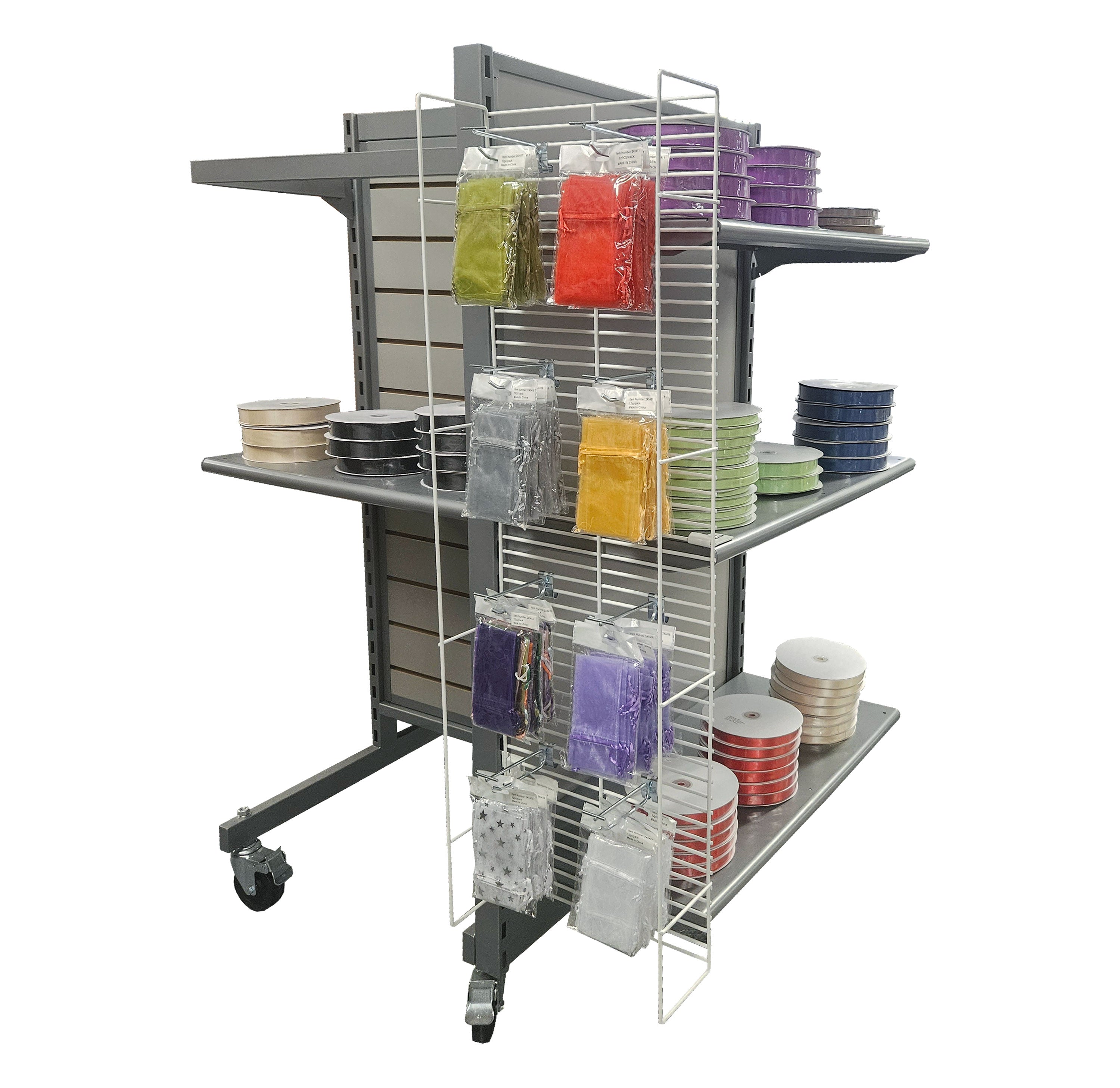 Wired Rack End Cap Wire Wing Rack For Endcaps | Eddie's Hang-Up Display – Eddie's Hang-Up ...