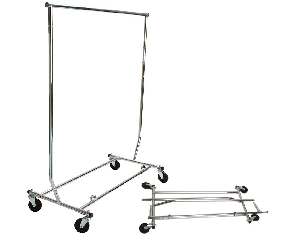 Single Bar Collapsible Salesman's Rack | Clothing Rack