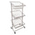Three Tier Adjustable Basket Stands | Black & White - Eddie's Hang-Up Display Ltd.