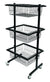 Three Tier Adjustable Basket Stands | Black & White - Eddie's Hang-Up Display Ltd.