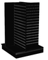Four Way Slatwall Merchandiser Display Stand - Eddie's Hang-Up Display Ltd.
