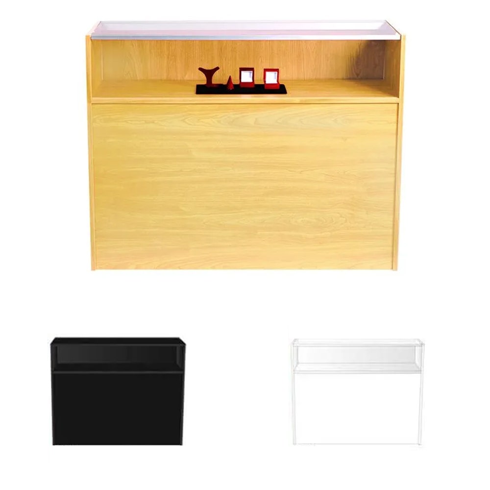 Retail Counter & Glass Display Case Combo | 48”