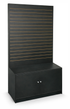 Slatwall Wall Gondolas with Cabinet - Eddie's Hang-Up Display Ltd.