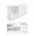 Retail Counter & Display Case Combo | 72” - Eddie's Hang-Up Display Ltd.