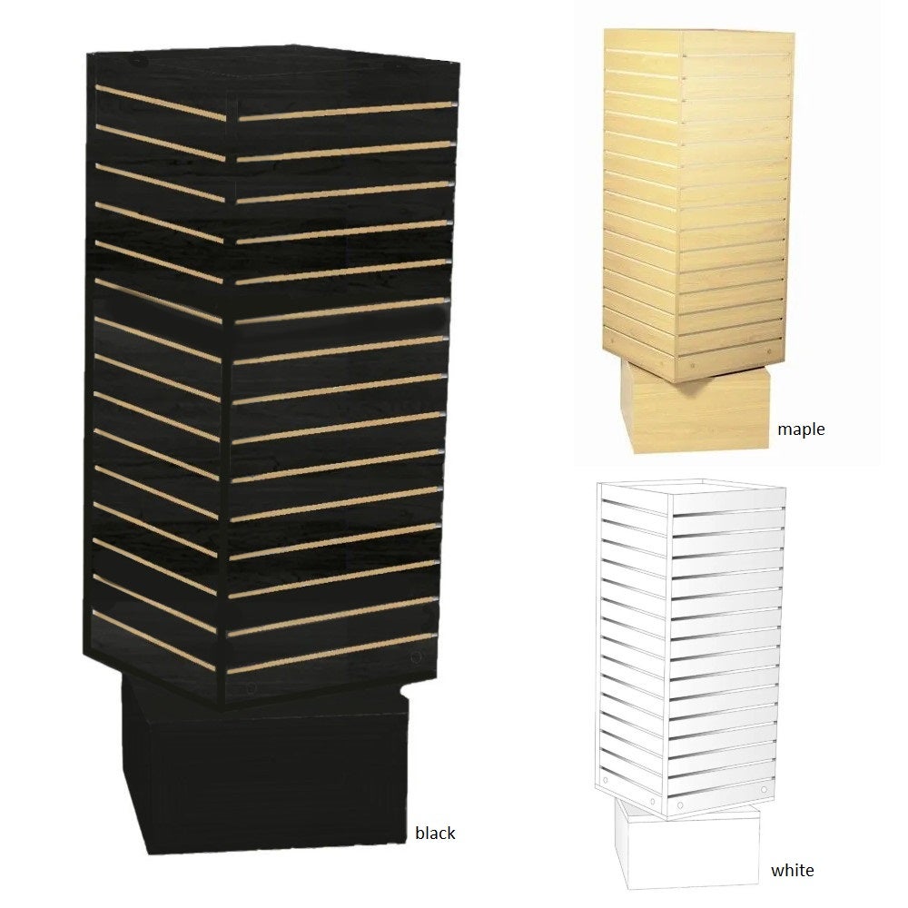 Wide Rotating Slatwall Towers - Eddie's Hang-Up Display Ltd.