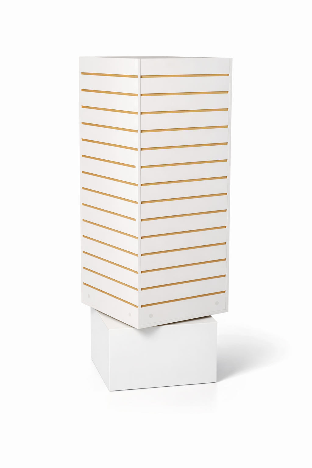 Wide Rotating Slatwall Towers - Eddie's Hang-Up Display Ltd.