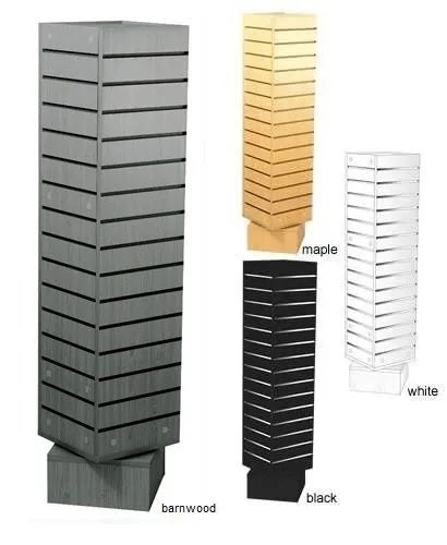 Rotating Slatwall Towers - Eddie's Hang-Up Display Ltd.