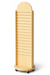 maple laminate display spinner on a white background