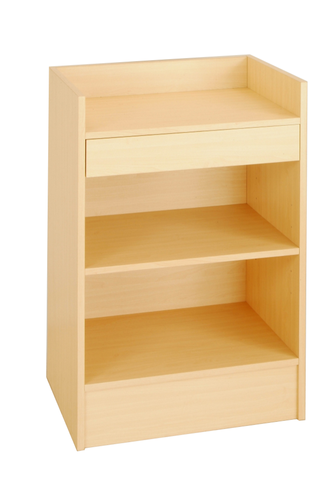 Podium Style Retail Cash Stands - Eddie's Hang-Up Display Ltd.