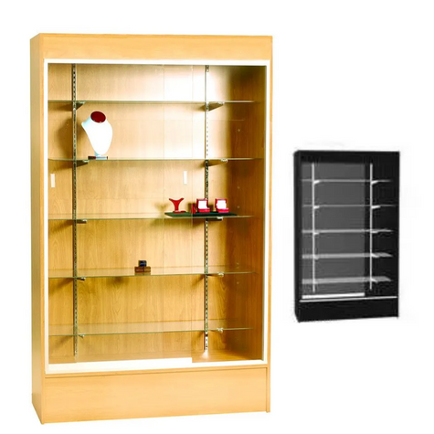 Full Vision Trophy Cabinet | Display Case | Glass & Laminate - Eddie's Hang-Up Display Ltd.