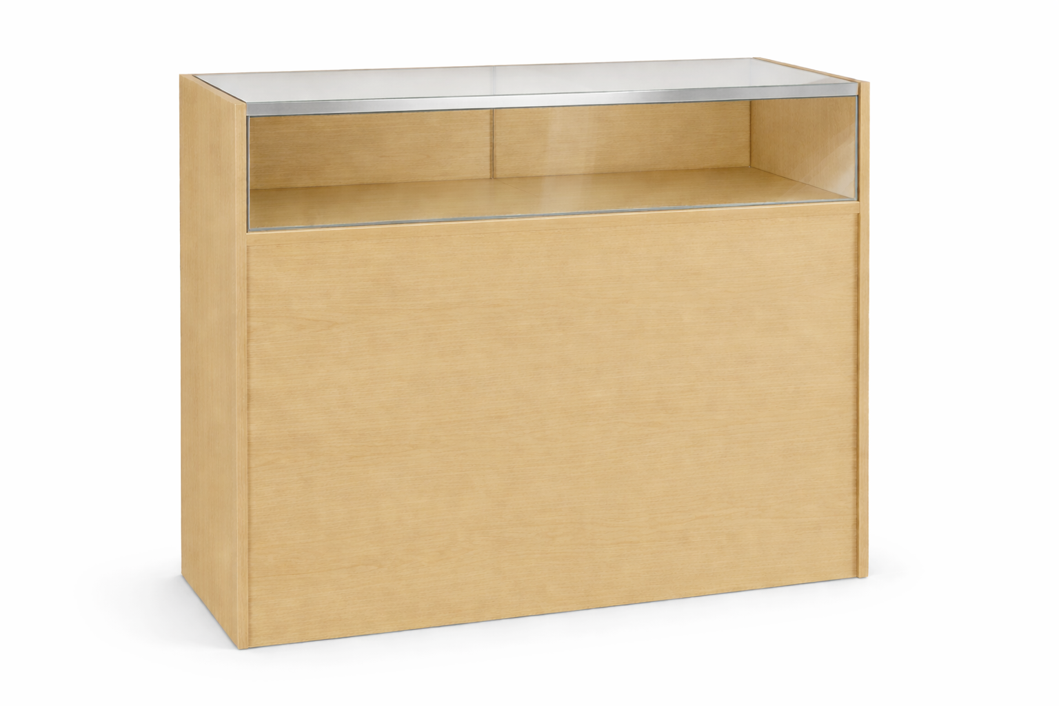 Retail Counter & Glass Display Case Combo | 48” - Eddie's Hang-Up Display Ltd.