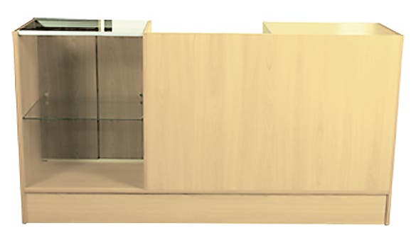 Retail Counter & Display Case Combo | 72” - Eddie's Hang-Up Display Ltd.